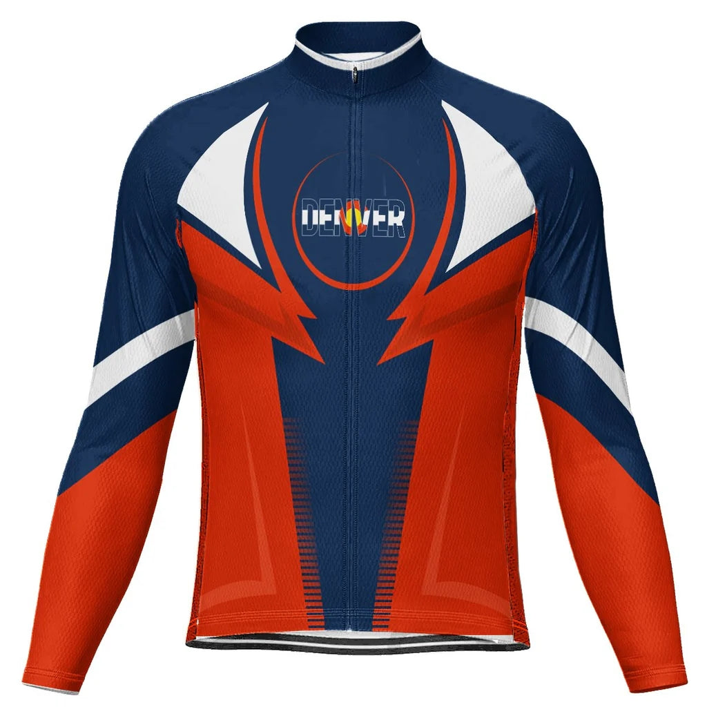 Customized Denver Men's Cycling Jersey Long Sleeve