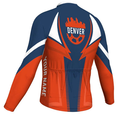 Customized Denver Men's Cycling Jersey Long Sleeve
