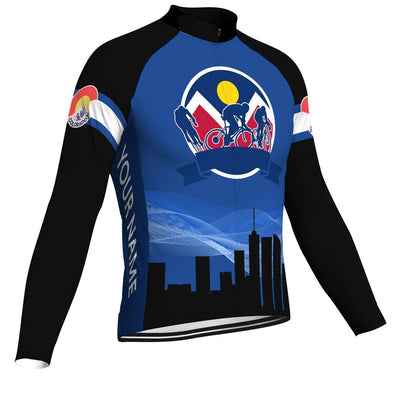 Customized Denver Men's Cycling Jersey Long Sleeve