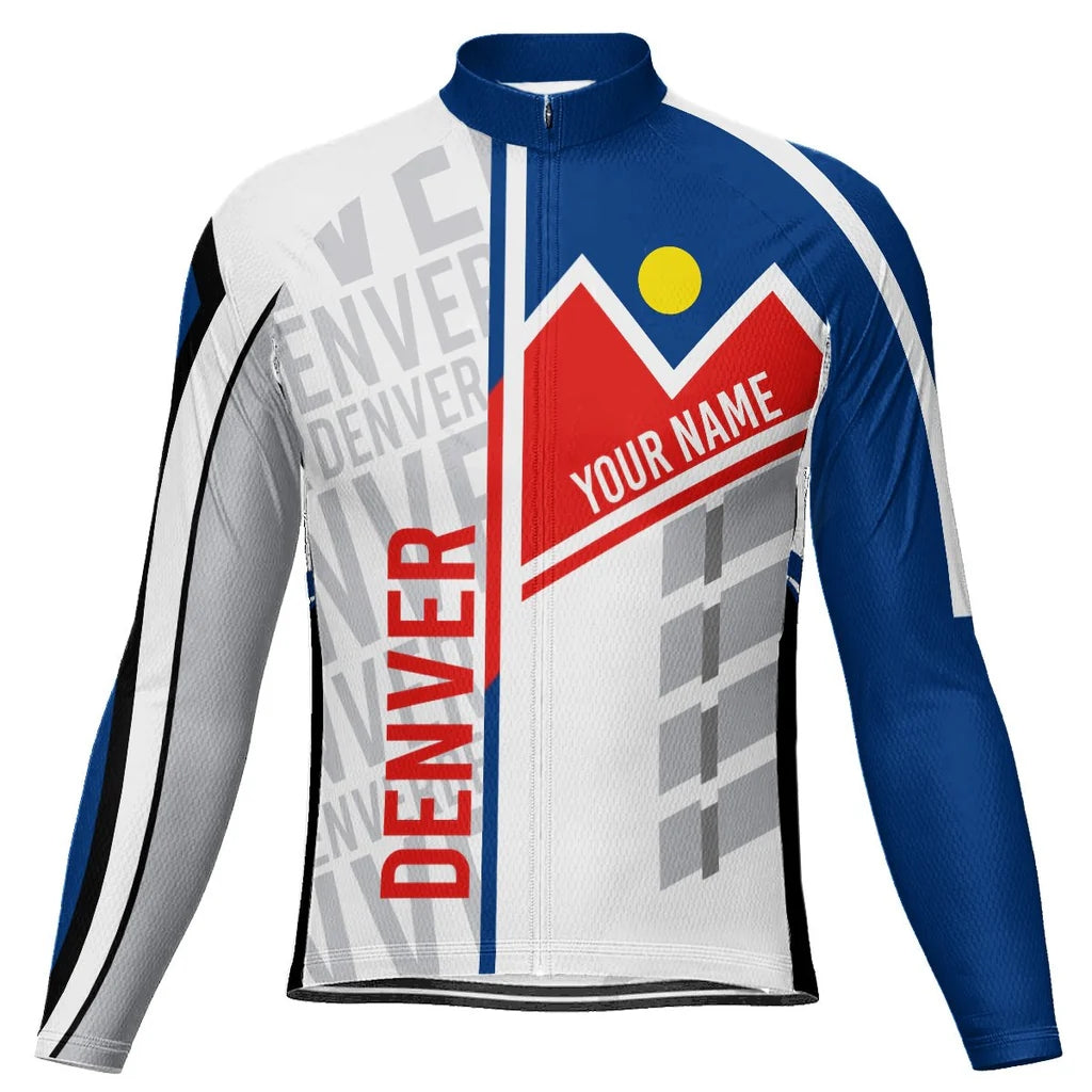 Customized Denver Men's Cycling Jersey Long Sleeve