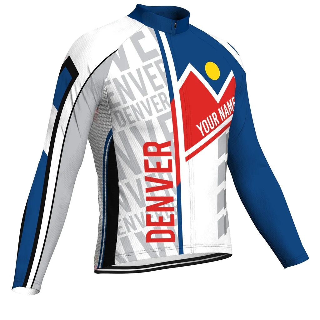 Customized Denver Men's Cycling Jersey Long Sleeve