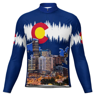 Customized Denver Men's Cycling Jersey Long Sleeve