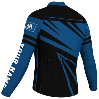 Customized Louisiana Men's Cycling Jersey Long Sleeve