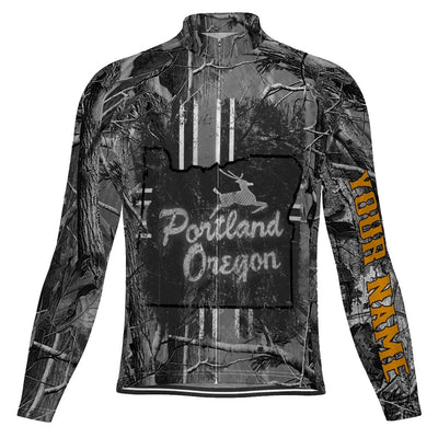 Customized Portland Men's Cycling Jersey Long Sleeve