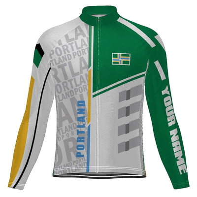 Customized Portland Men's Cycling Jersey Long Sleeve
