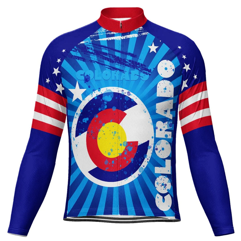 Customized Colorado Men's Cycling Jersey Long Sleeve