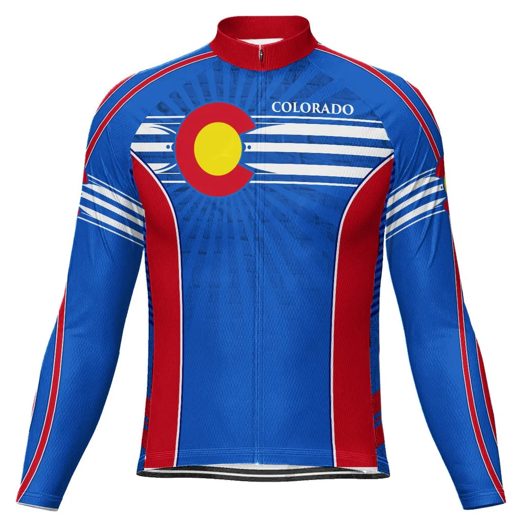 Customized Colorado Men's Cycling Jersey Long Sleeve