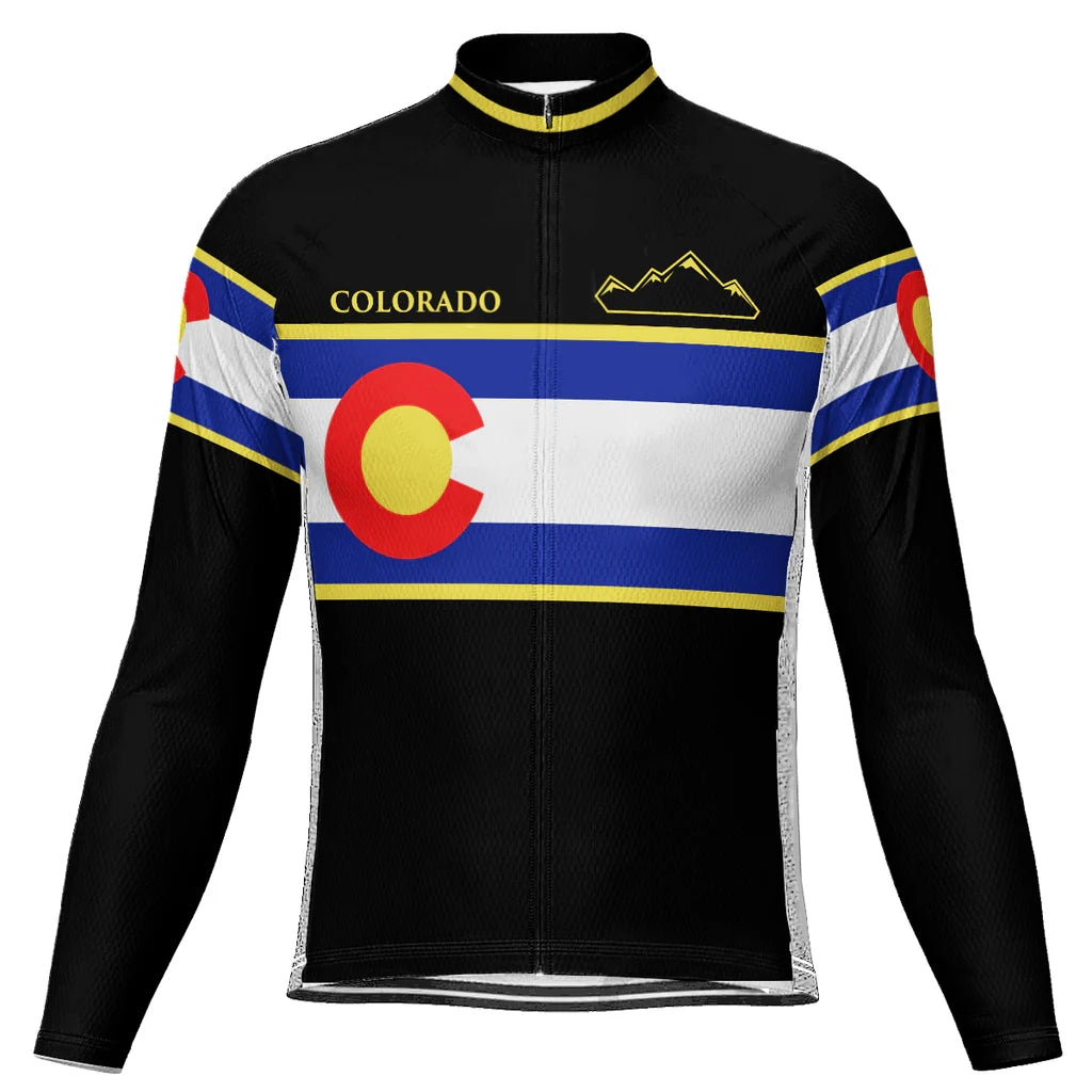 Customized Colorado Men's Cycling Jersey Long Sleeve