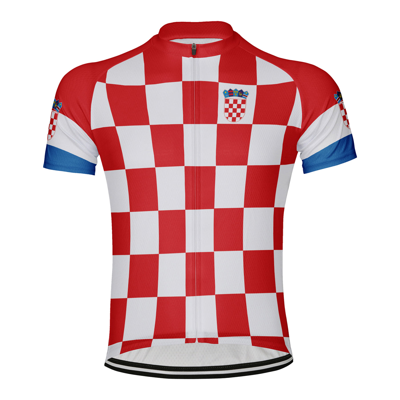 Customized Croatia Men's Cycling Jersey Short Sleeve