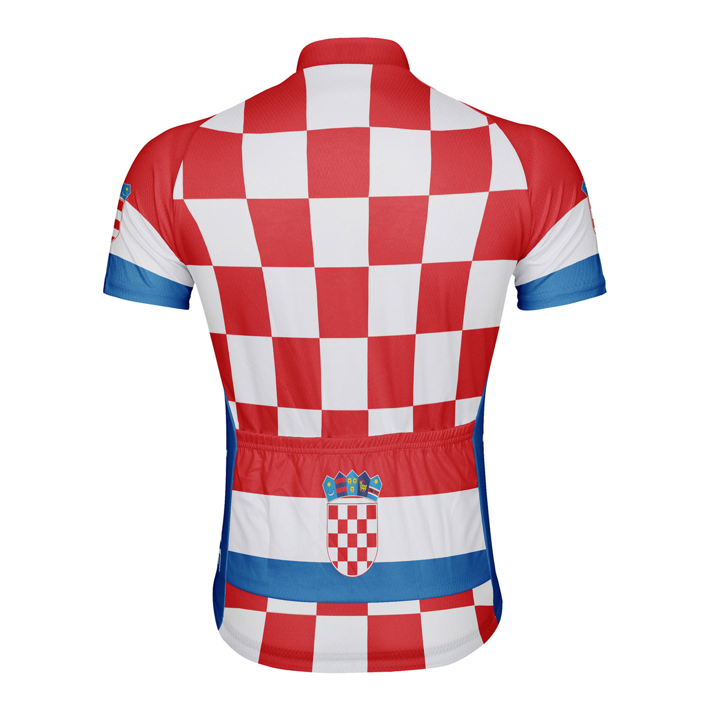 Customized Croatia Men's Cycling Jersey Short Sleeve