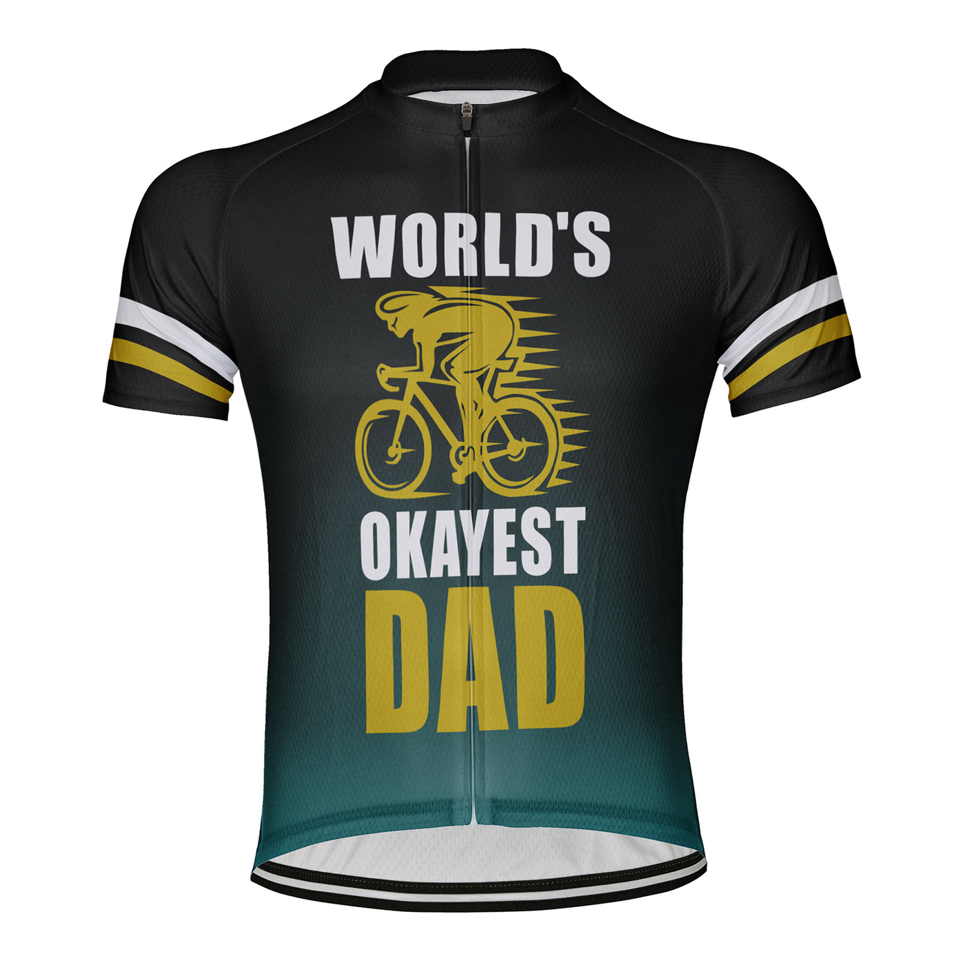 Customized Okayest Super Dad Men's Cycling Jersey Short Sleeve