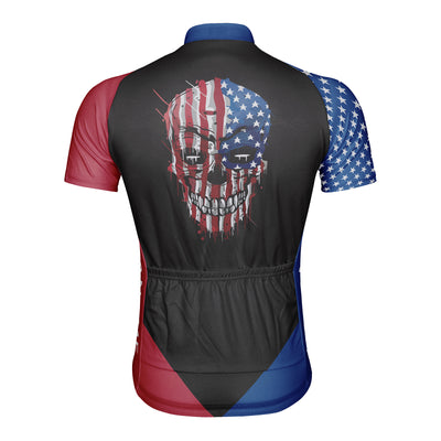Customized USA America Men's Cycling Jersey Short Sleeve