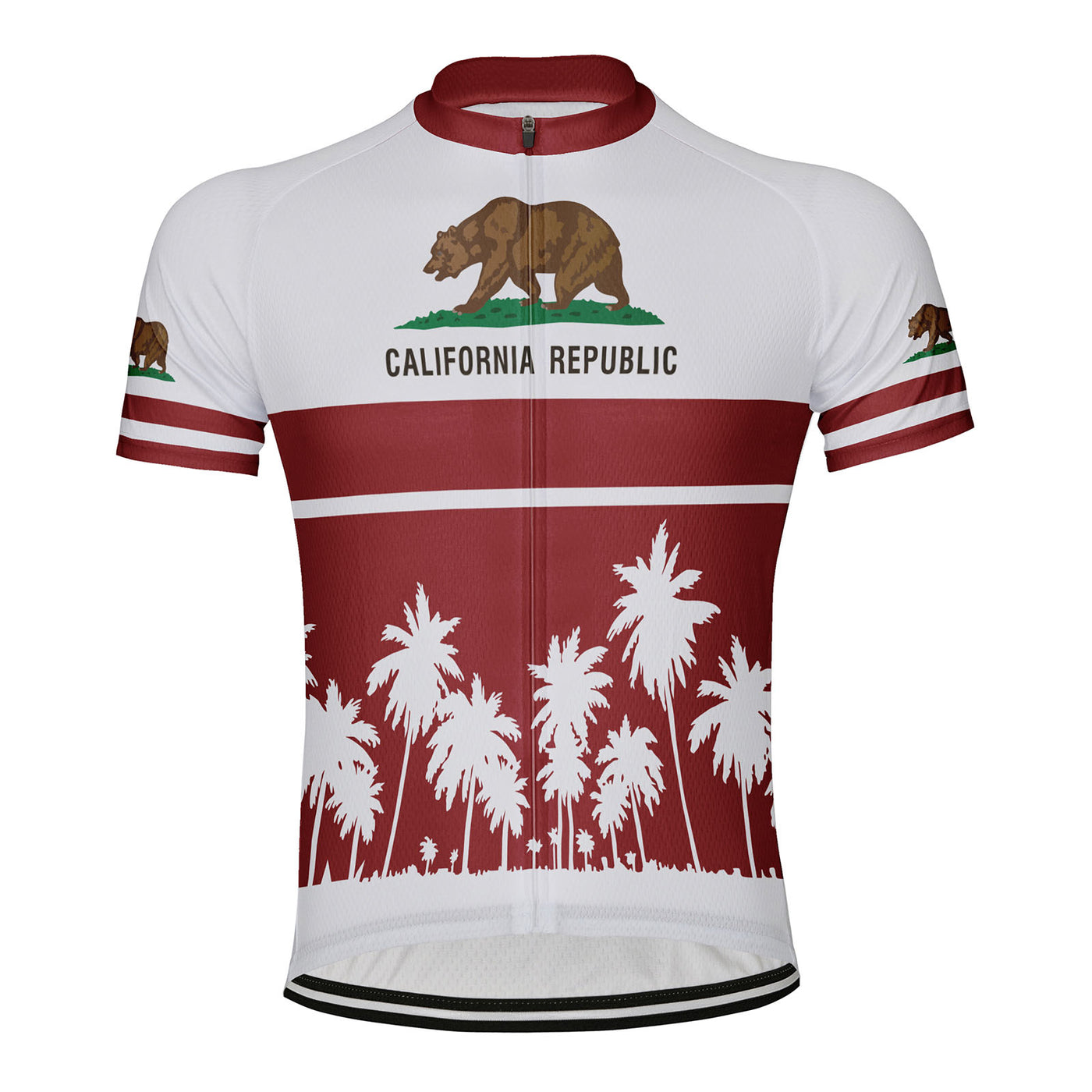 Customized california Men's Cycling Jersey Short Sleeve