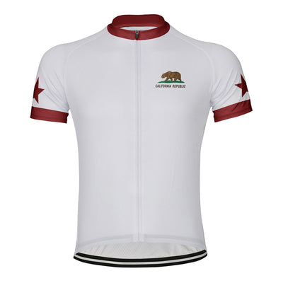 Customized california Men's Cycling Jersey Short Sleeve