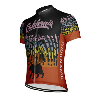 Customized california Men's Cycling Jersey Short Sleeve