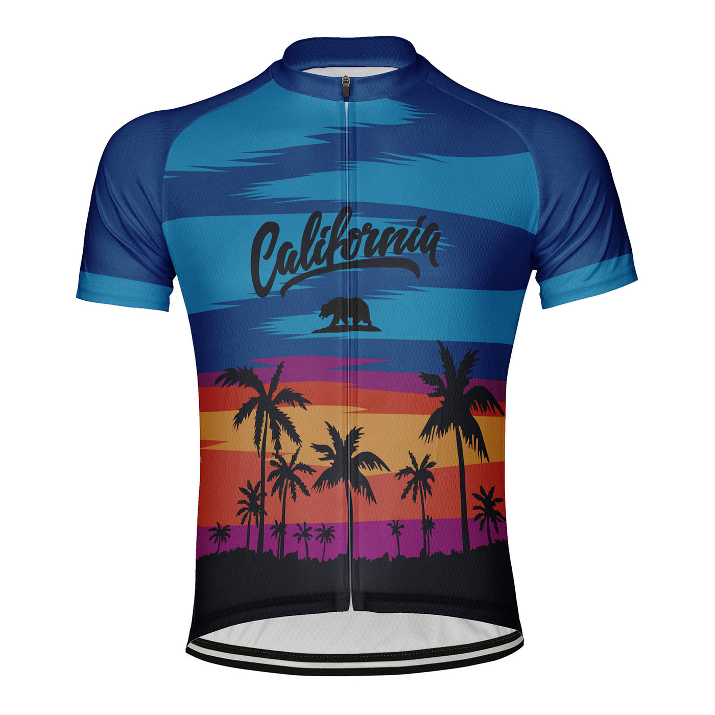 Customized california Men's Cycling Jersey Short Sleeve