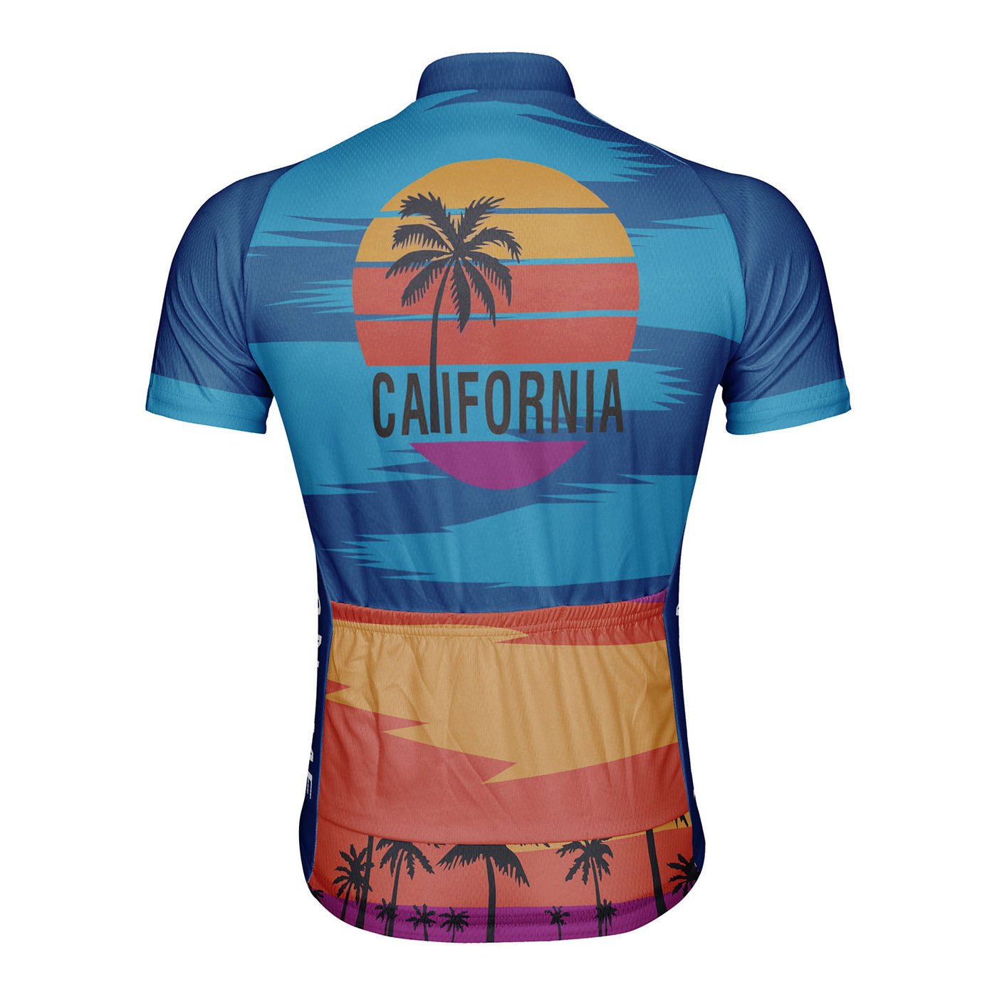 Customized california Men's Cycling Jersey Short Sleeve