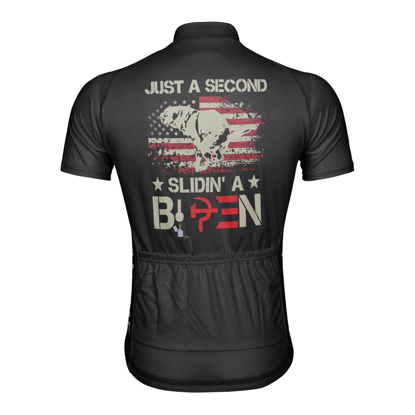 Customized Just A Second Slidin' A Biden Men's Cycling Jersey Short Sleeve