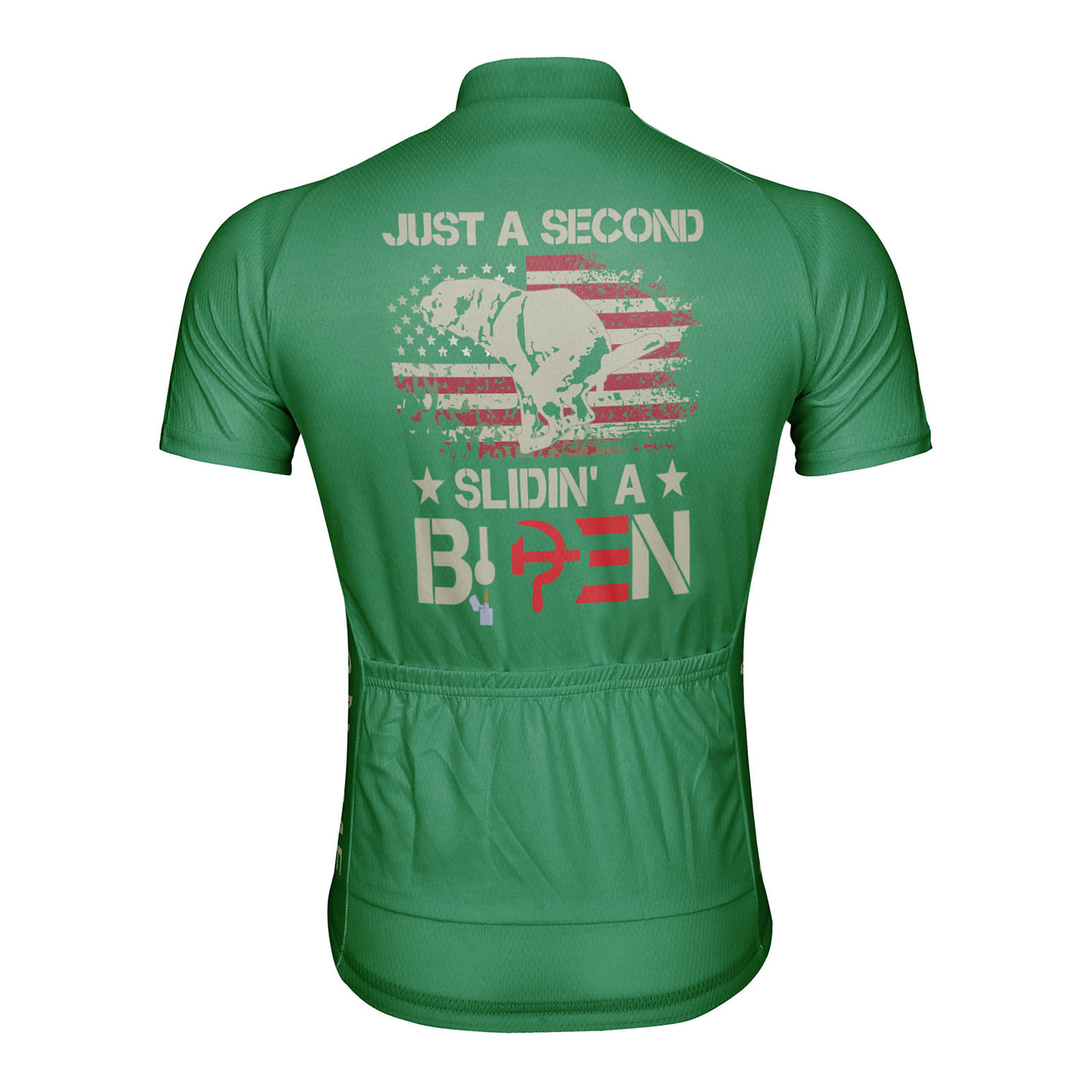 Customized Just A Second Slidin' A Biden Men's Cycling Jersey Short Sleeve