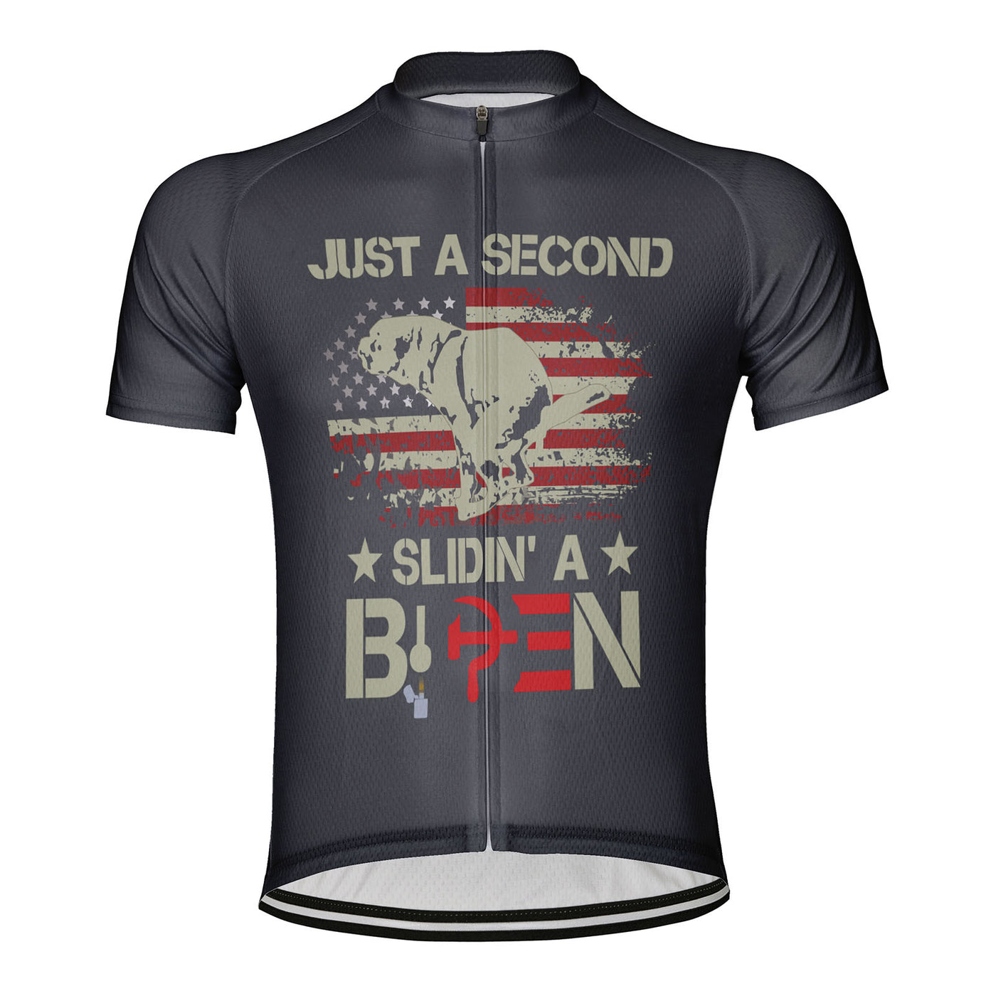 Customized Just A Second Slidin' A Biden Men's Cycling Jersey Short Sleeve