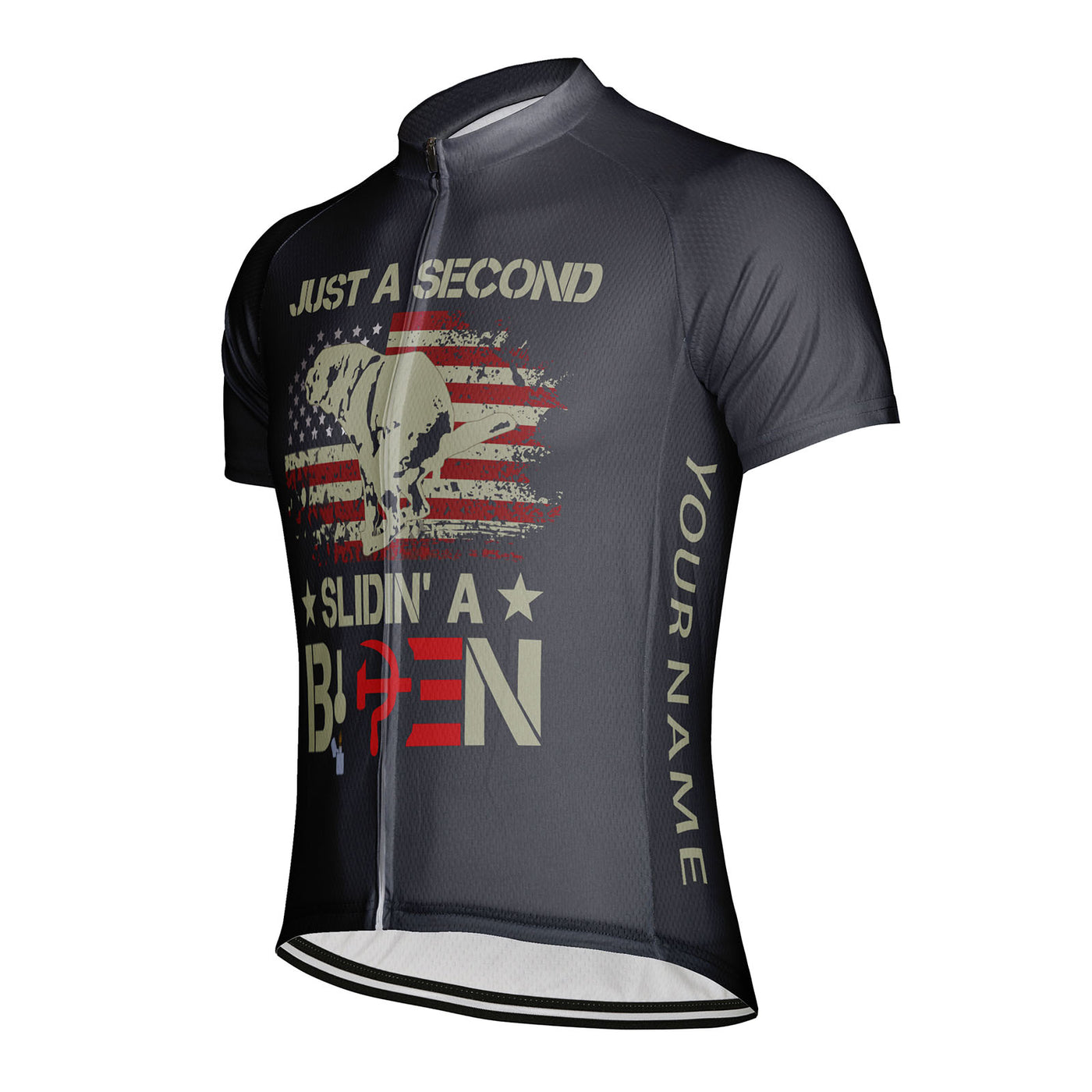 Customized Just A Second Slidin' A Biden Men's Cycling Jersey Short Sleeve