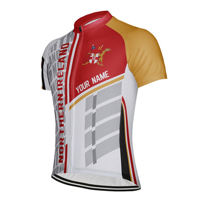 Customized Northern Ireland Men's Cycling Jersey Short Sleeve