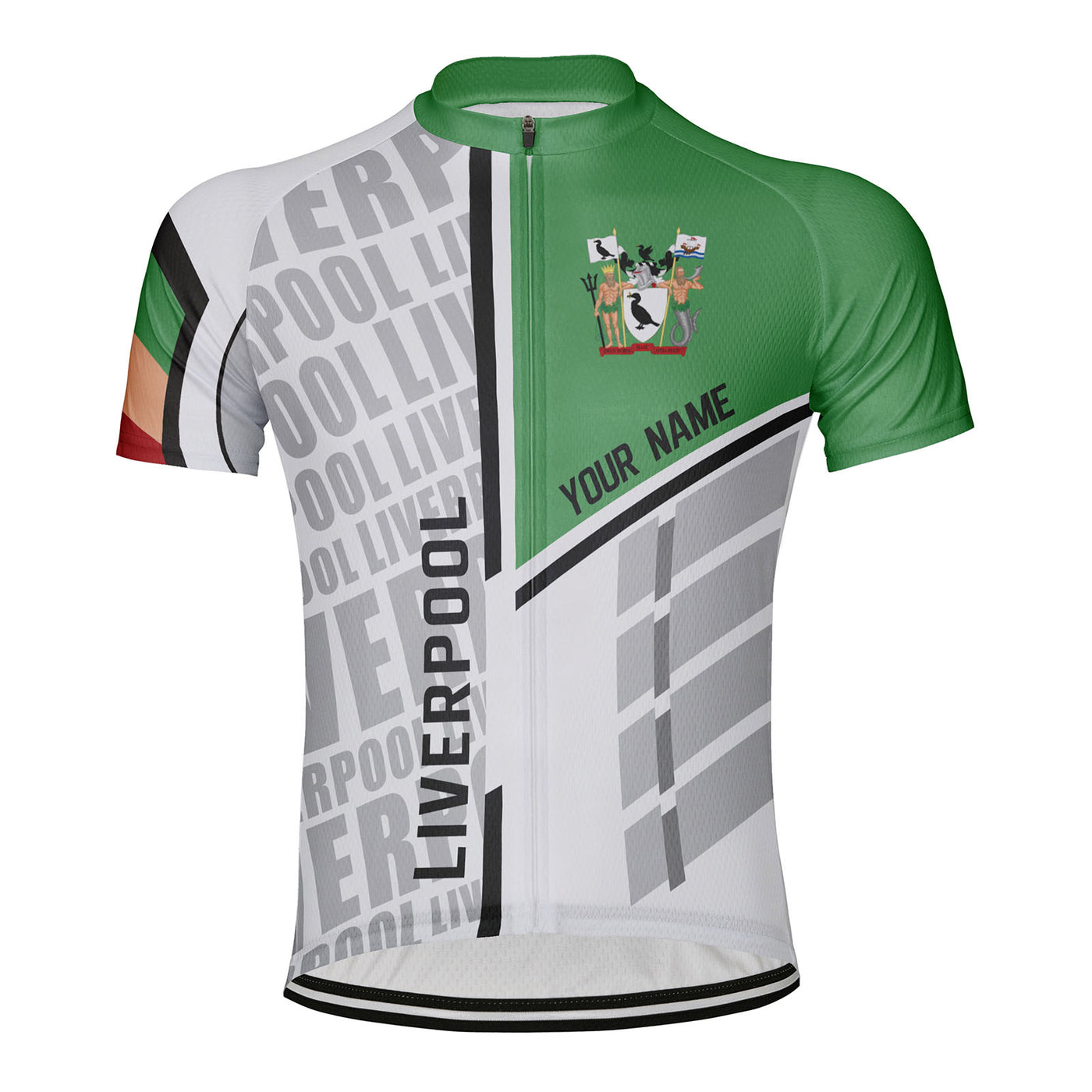 Customized Liverpool Men's Cycling Jersey Short Sleeve