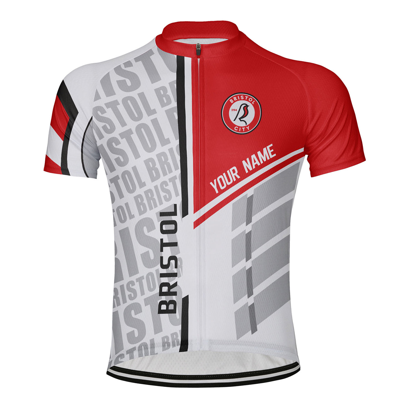 Customized Bristol Men's Cycling Jersey Short Sleeve