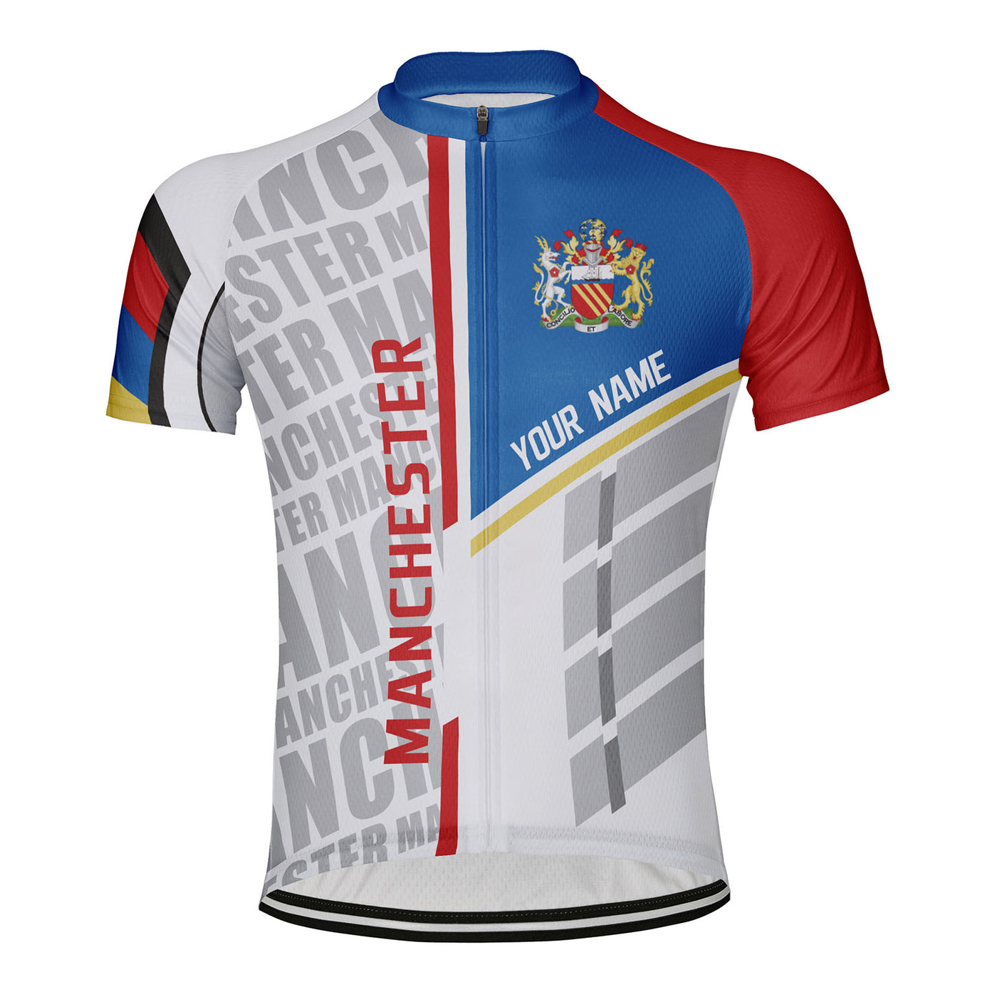 Customized Manchester Men's Cycling Jersey Short Sleeve