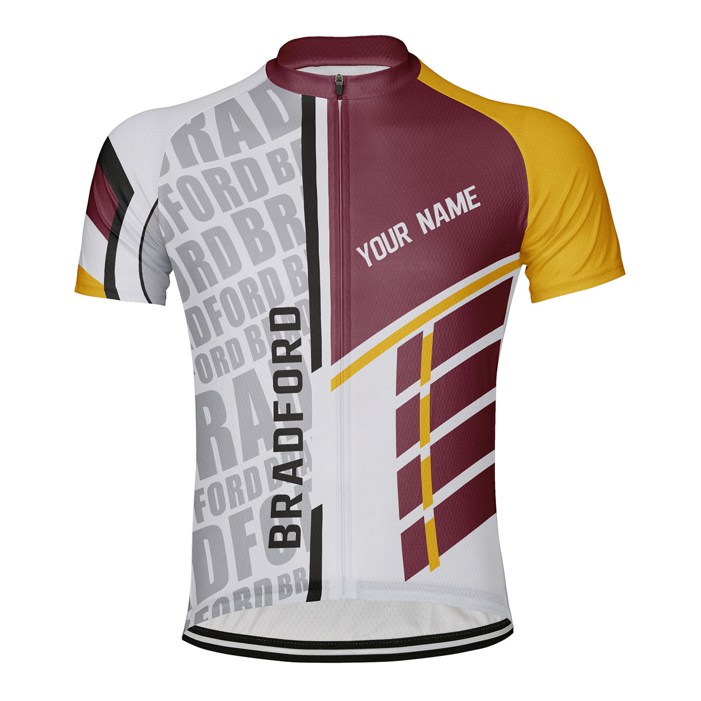 Customized Bradford Men's Cycling Jersey Short Sleeve