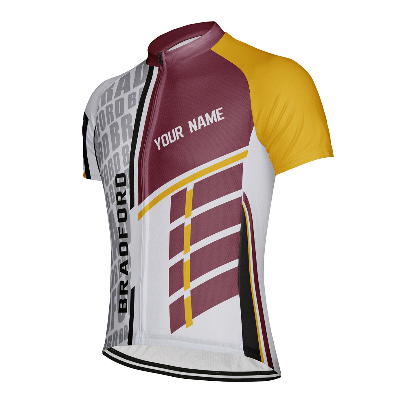 Customized Bradford Men's Cycling Jersey Short Sleeve