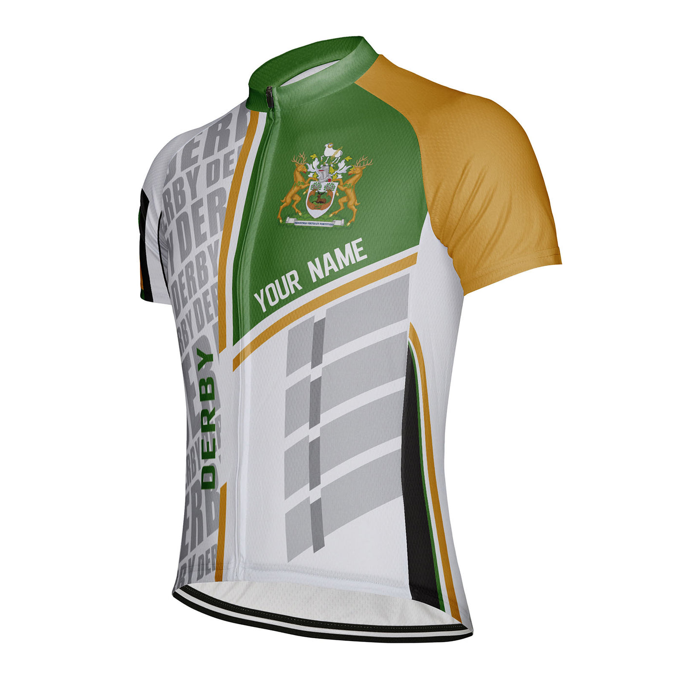 Customized Derby Men's Cycling Jersey Short Sleeve