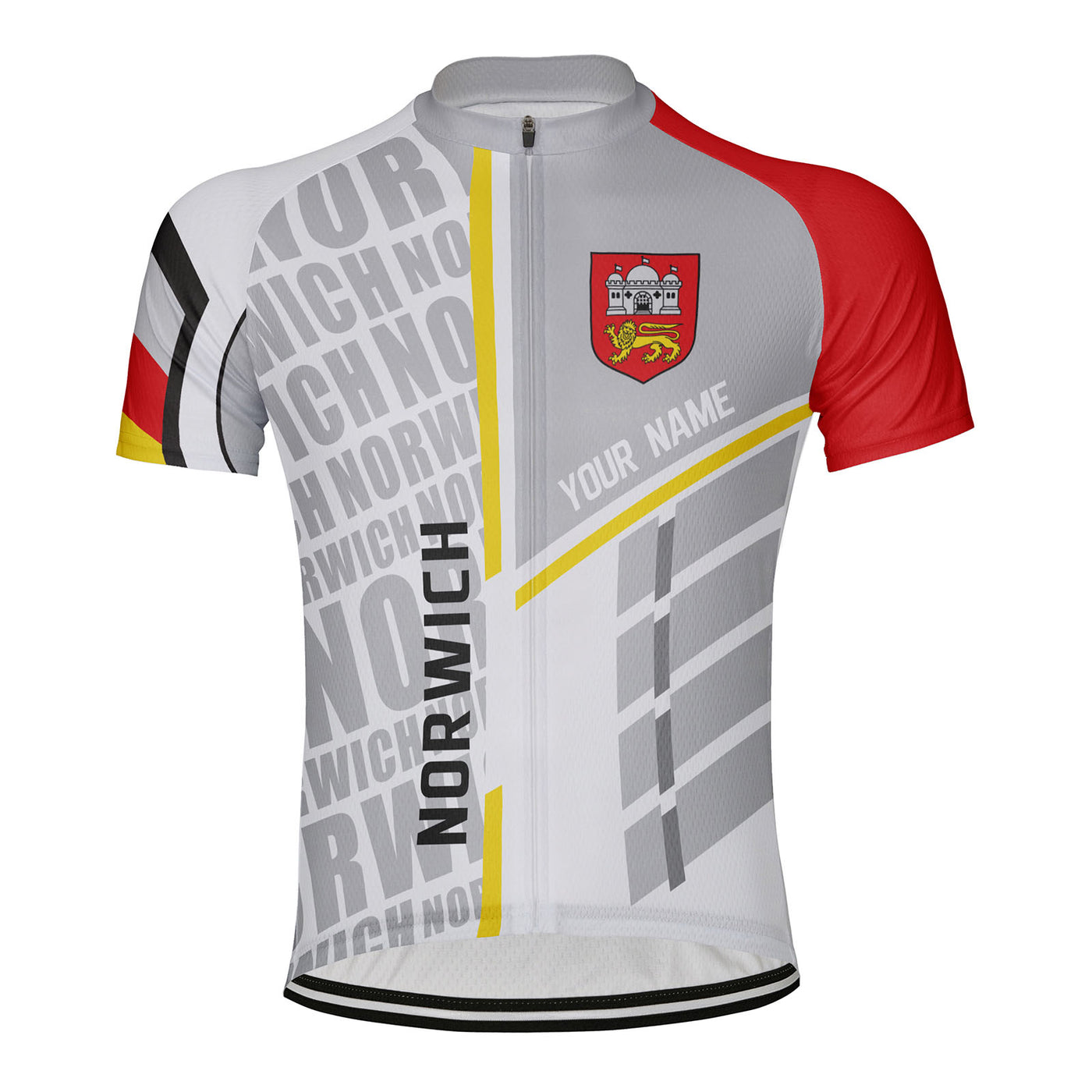 Customized Norwich Men's Cycling Jersey Short Sleeve