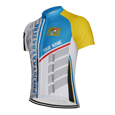 Customized Freistaat Bayern Men's Cycling Jersey Short Sleeve