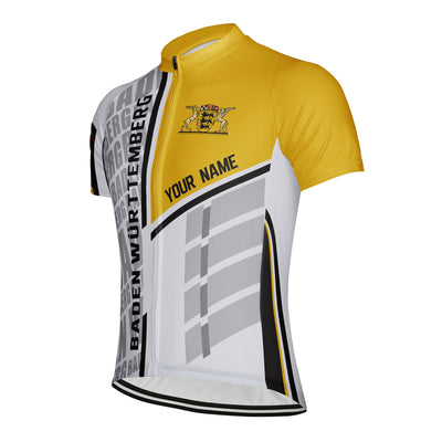 Customized Baden Württemberg Men's Cycling Jersey Short Sleeve