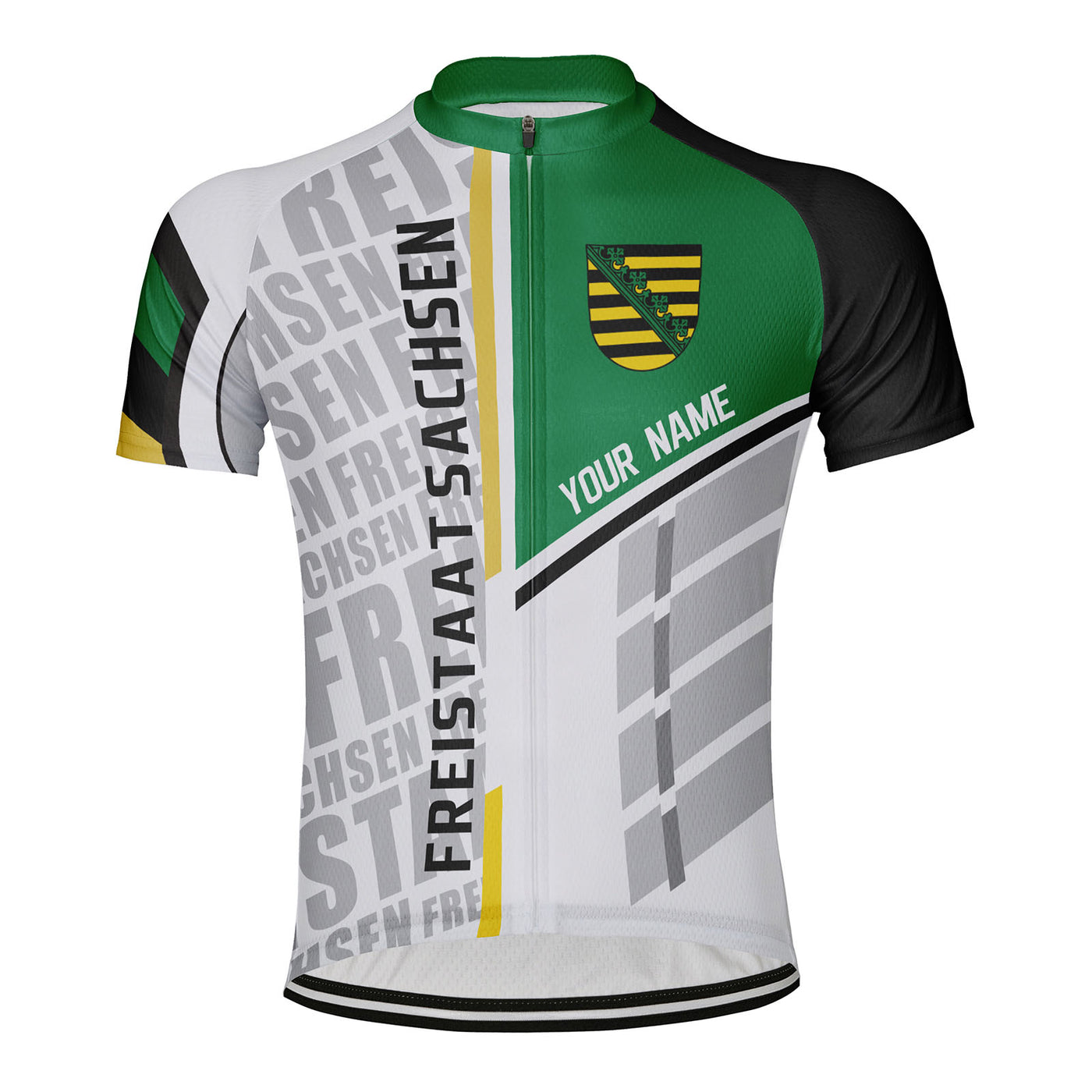 Customized Freistaat Sachsen Men's Cycling Jersey Short Sleeve