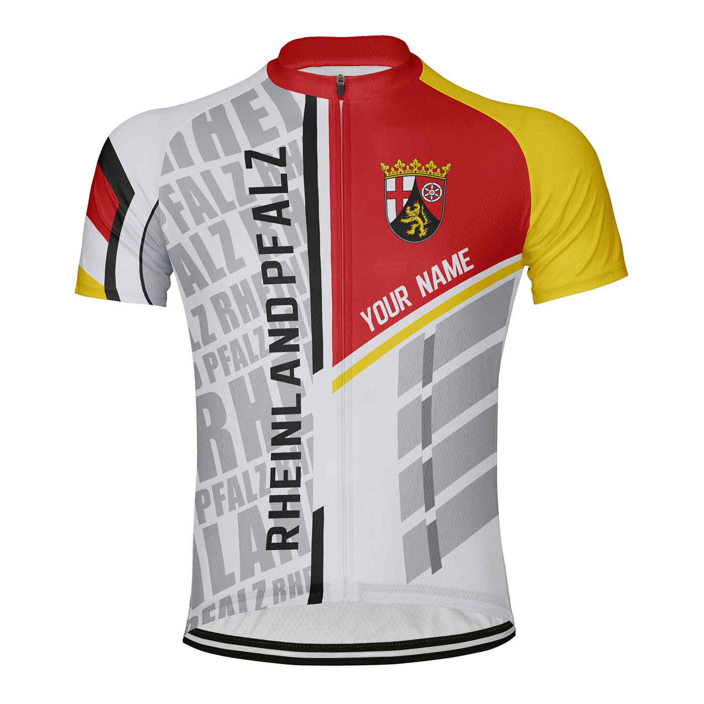 Customized Rheinland Pfalz Men's Cycling Jersey Short Sleeve