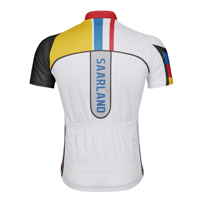Customized Saarland Men's Cycling Jersey Short Sleeve
