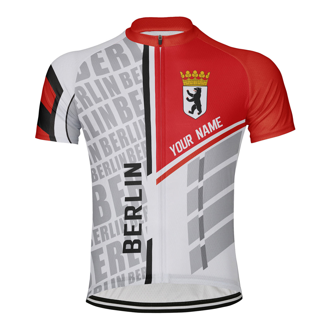 Customized Berlin Men's Cycling Jersey Short Sleeve
