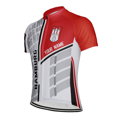 Customized Hamburg Men's Cycling Jersey Short Sleeve