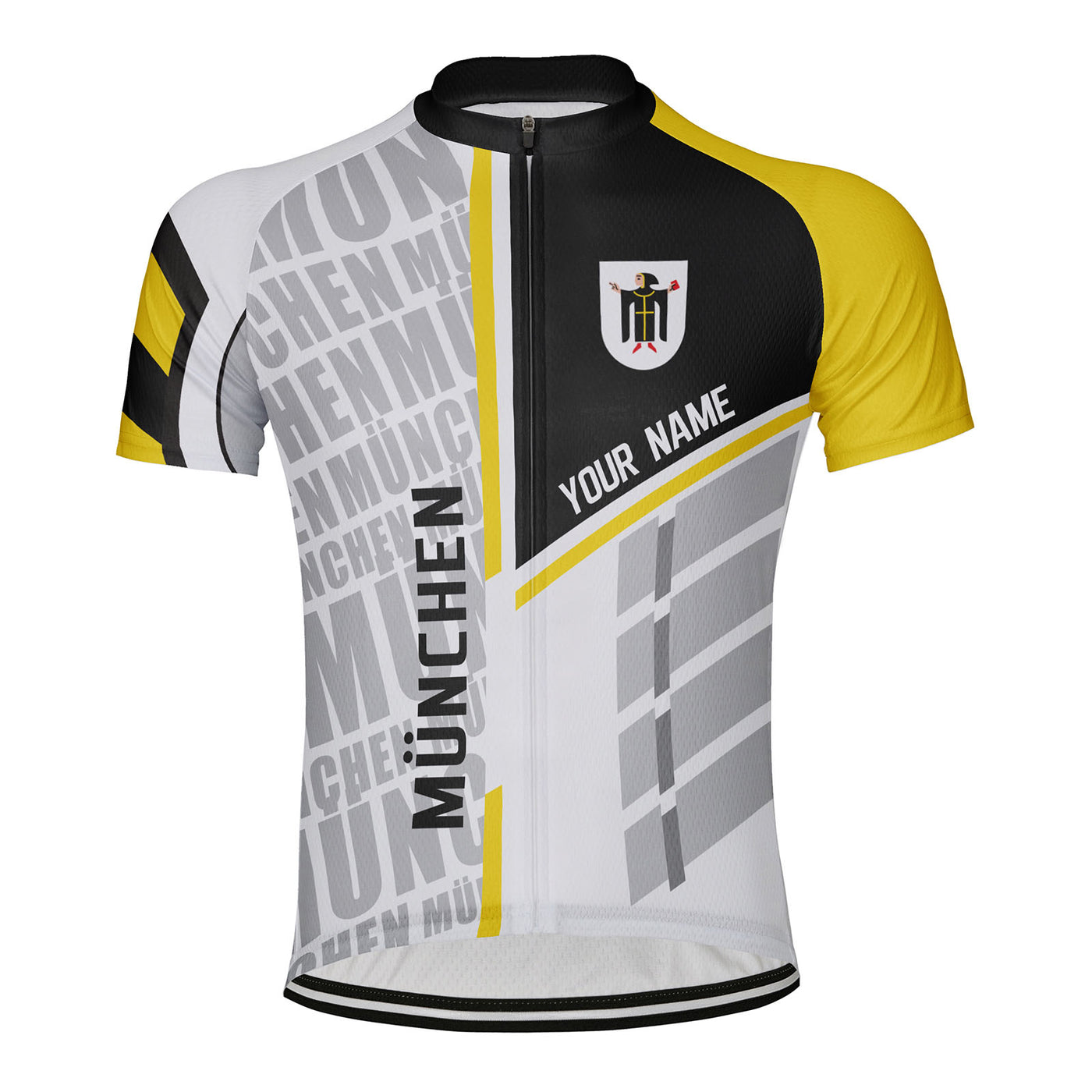 Customized München Men's Cycling Jersey Short Sleeve