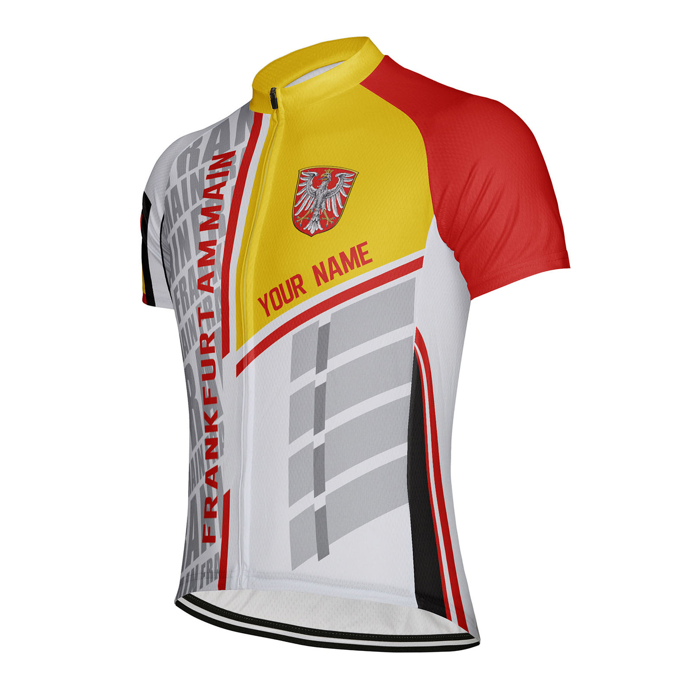 Customized Frankfurt am Main Men's Cycling Jersey Short Sleeve
