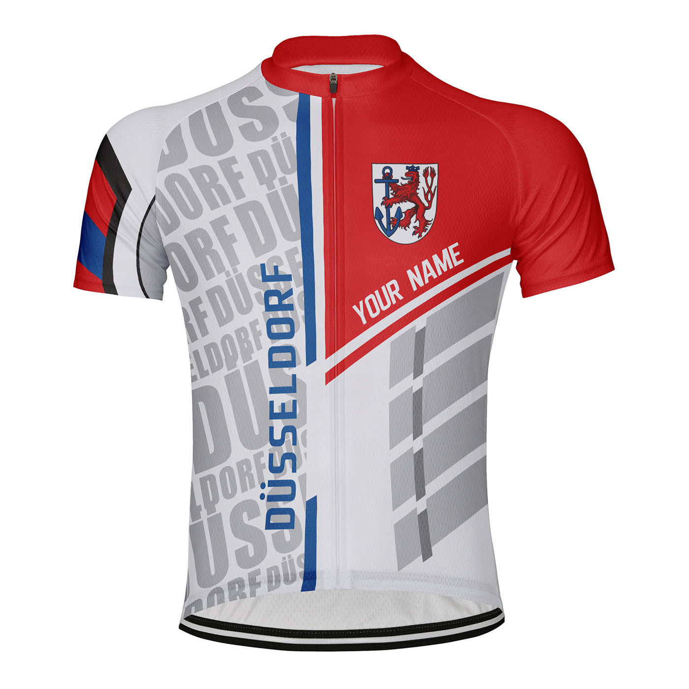 Customized Düsseldorf Men's Cycling Jersey Short Sleeve