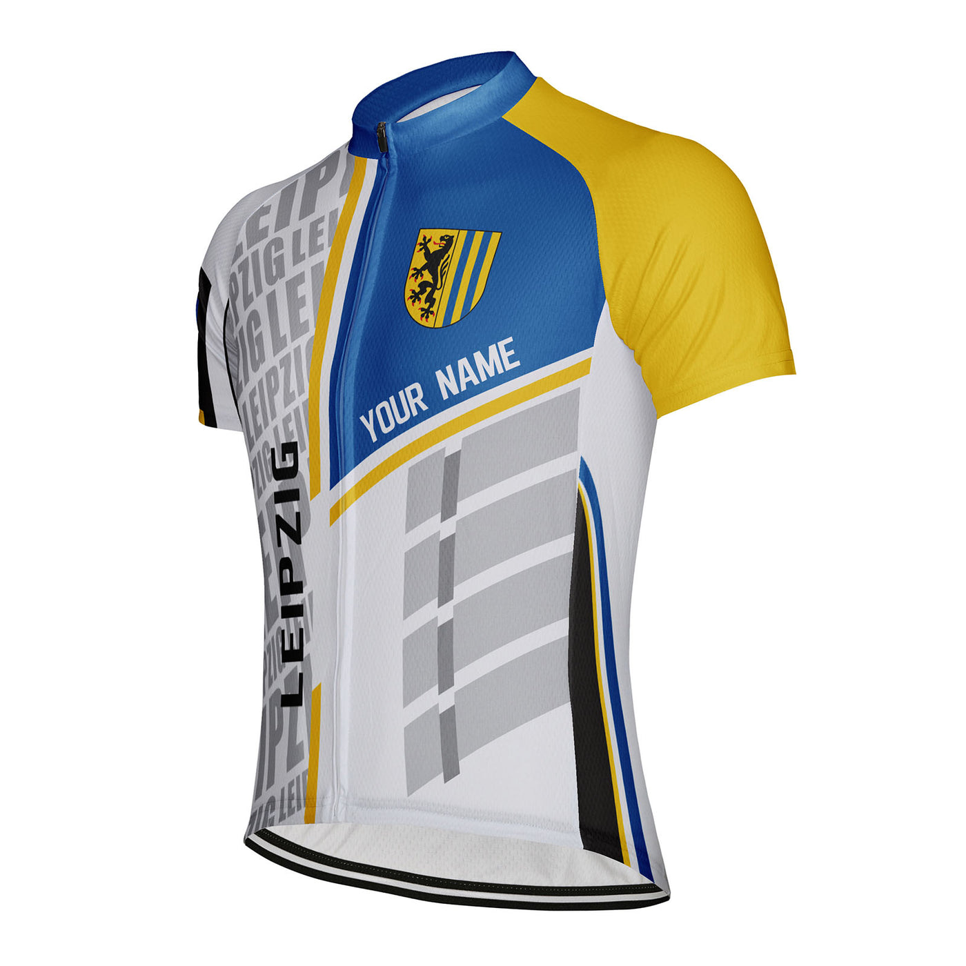 Customized Leipzig Men's Cycling Jersey Short Sleeve