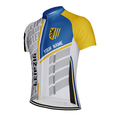 Customized Leipzig Men's Cycling Jersey Short Sleeve