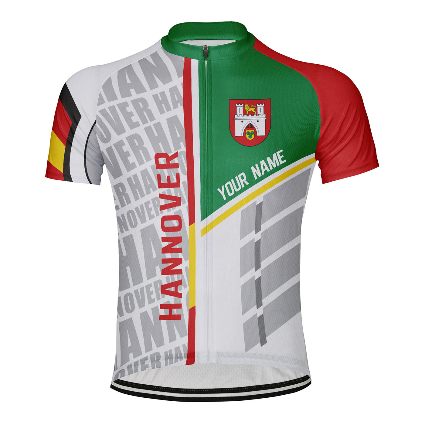 Customized Hannover Men's Cycling Jersey Short Sleeve