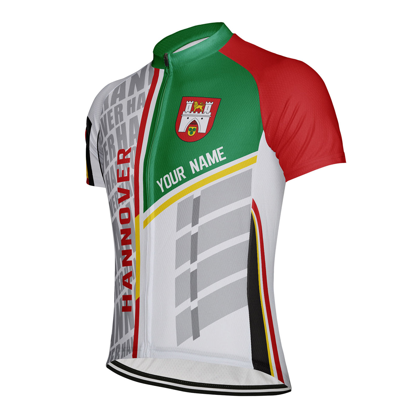 Customized Hannover Men's Cycling Jersey Short Sleeve