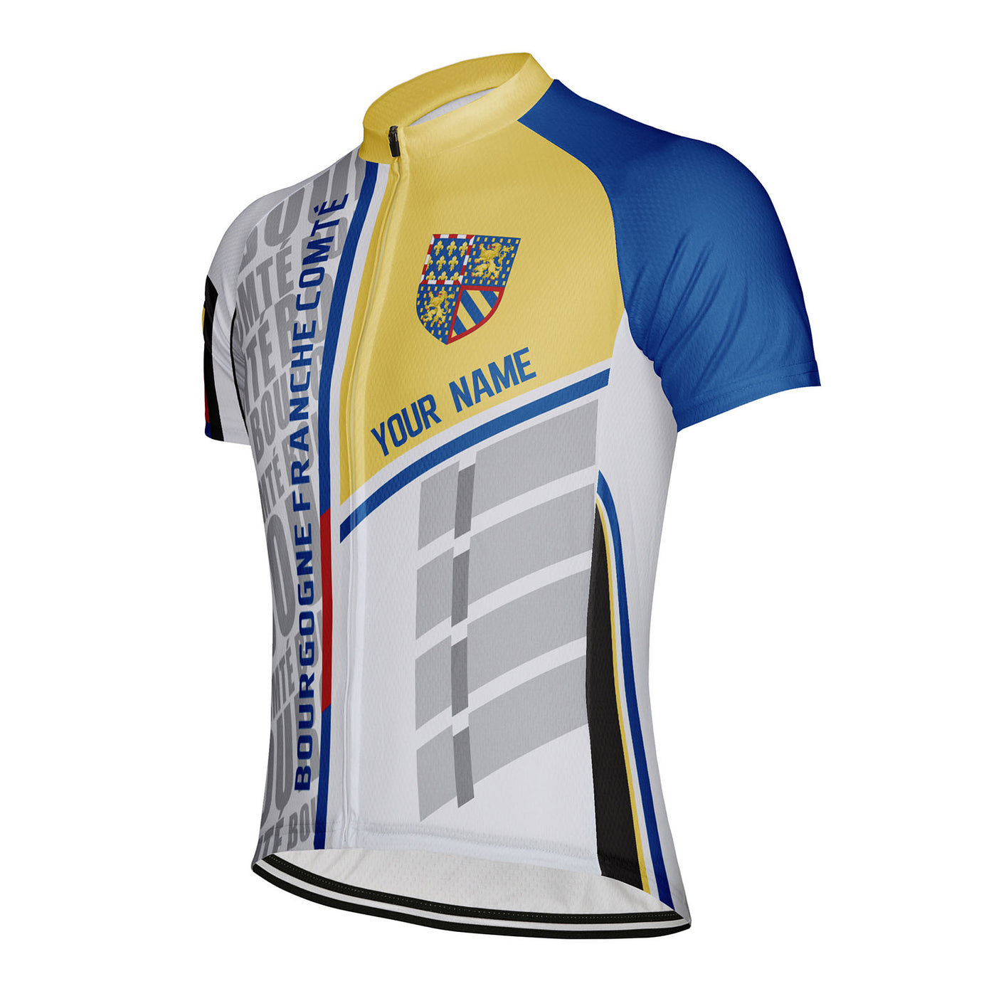 Customized Nouvelle Aquitaine Men's Cycling Jersey Short Sleeve