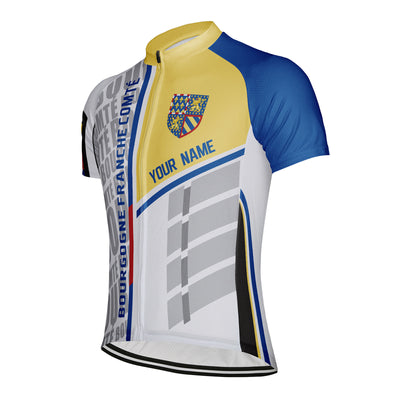 Customized Nouvelle Aquitaine Men's Cycling Jersey Short Sleeve