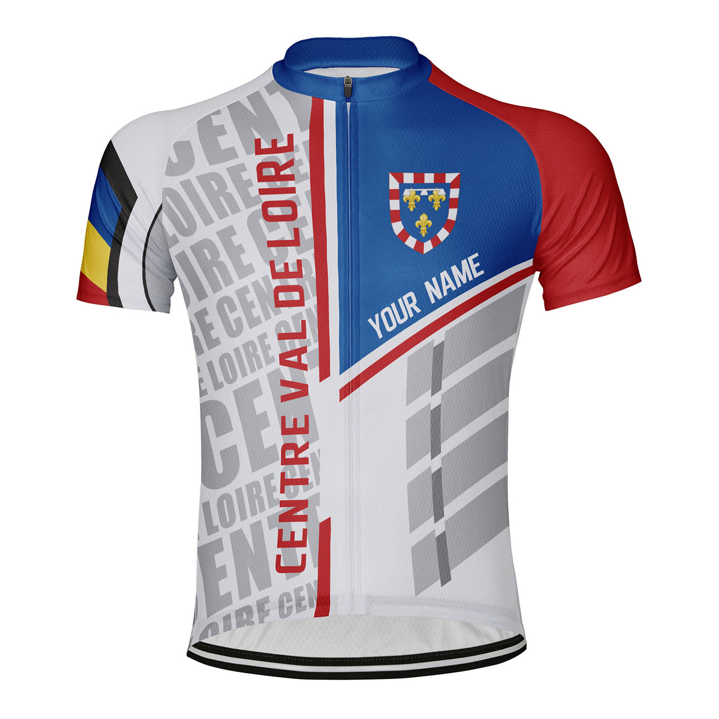 Customized Centre Val de Loire Men's Cycling Jersey Short Sleeve